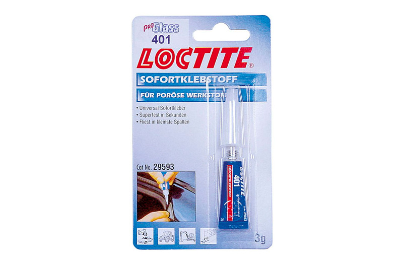 Loctite 401 Superglue tube at 3 g in blister pack – ProGlass